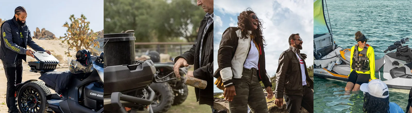 Accessoires Can-Am et Sea-Doo, rangement, vêtements et équipements de loisirs