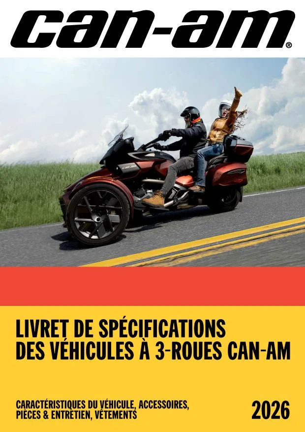 Couverture du catalogue On-Road · 3 roues