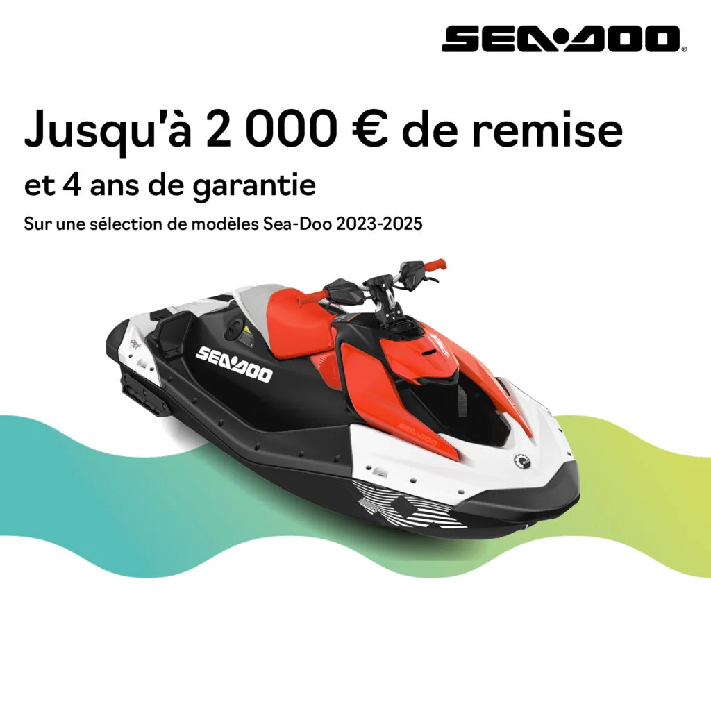 Sea-Doo 2023–2025 — Jusqu’à 2 000 € de remise
